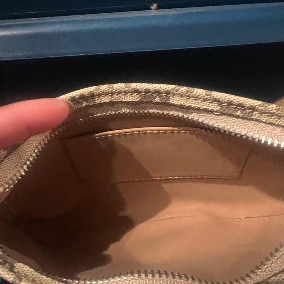 Michael Kors Brown and White Monogram Belt Bag - Picture 5 of 5